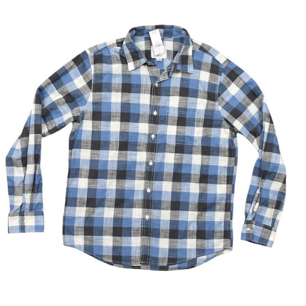 American Eagle Men's M Multicolor Cotton Blend Shirt Super Soft Long Sleeve